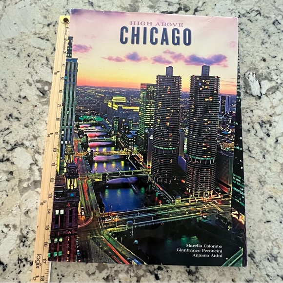 High Above Chicago Oversized 17X12 Coffee Table Book Hardback Home Decor - Picture 10 of 16